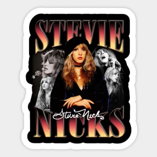 Stevie Nicks Vintage Rock Music Sticker